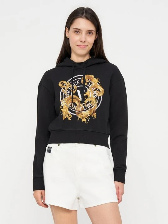 Zdjęcie produktu Bluza z kapturem Versace Jeans Couture czarny