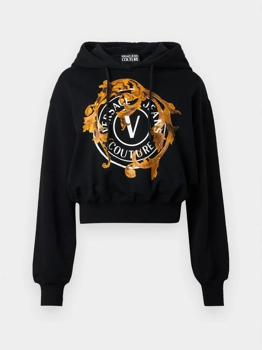 Zdjęcie produktu Bluza z kapturem Versace Jeans Couture czarny