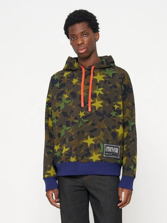 Zdjęcie produktu Bluza z kapturem Versace Jeans Couture khaki