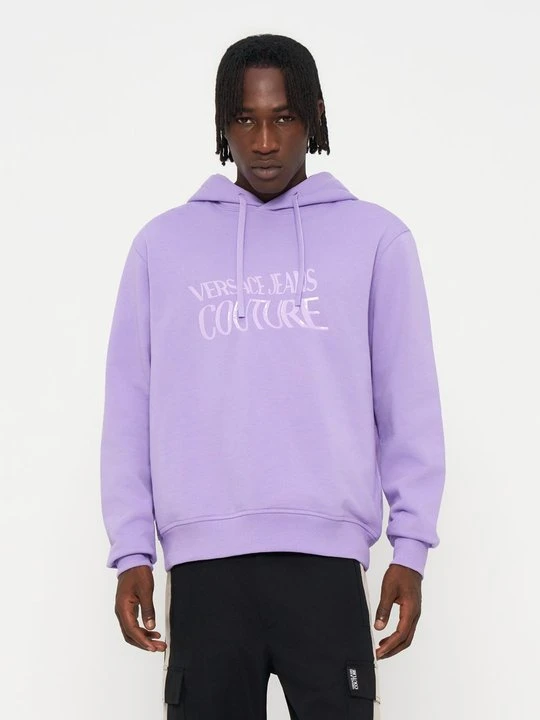 Zdjęcie produktu Bluza z kapturem Versace Jeans Couture liliowy