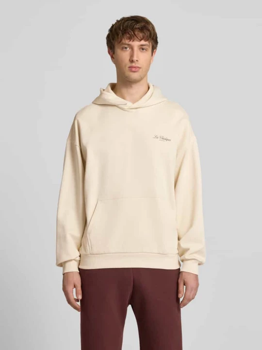 Zdjęcie produktu Bluza z kapturem w kroju relaxed fit z czystej bawełny model 'SLES' Only & Sons Złamany biały
