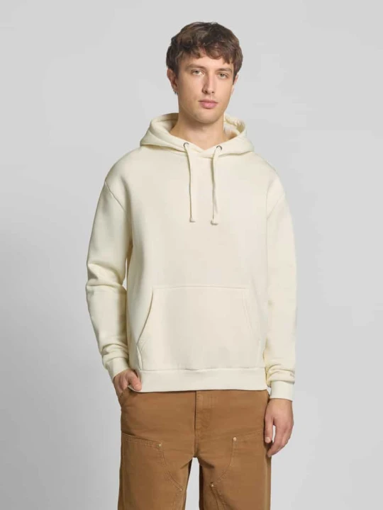 Zdjęcie produktu Bluza z kapturem w kroju relaxed fit z kieszenią kangurkową Karl Kani Złamany biały