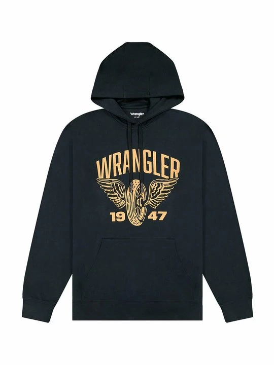 Zdjęcie produktu Bluza z kapturem Wrangler czarny