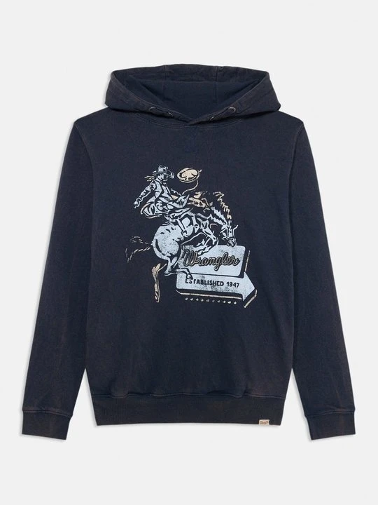Zdjęcie produktu Bluza z kapturem Wrangler granatowy