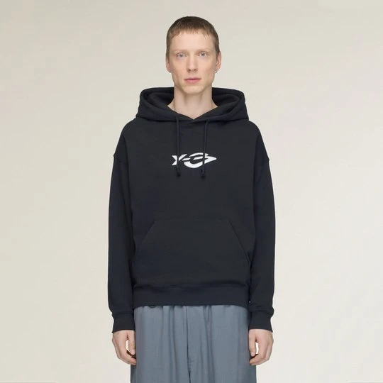 Zdjęcie produktu Bluza z kapturem Y-3 French Terry Liquid Logo Adidas czarny