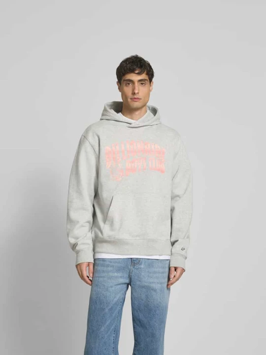 Zdjęcie produktu Bluza z kapturem z czystej bawełny Billionaire Boys Club Średnioszary