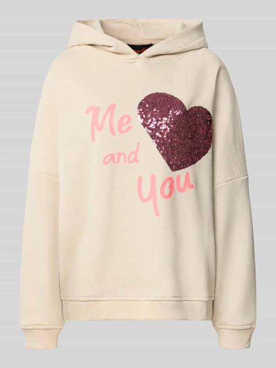 Zdjęcie produktu Bluza z kapturem z czystej bawełny Miss Goodlife Jasnożółty