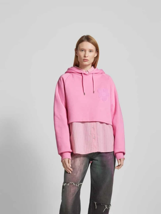 Zdjęcie produktu Bluza z kapturem z kapturem Oh April Mocnoróżowy