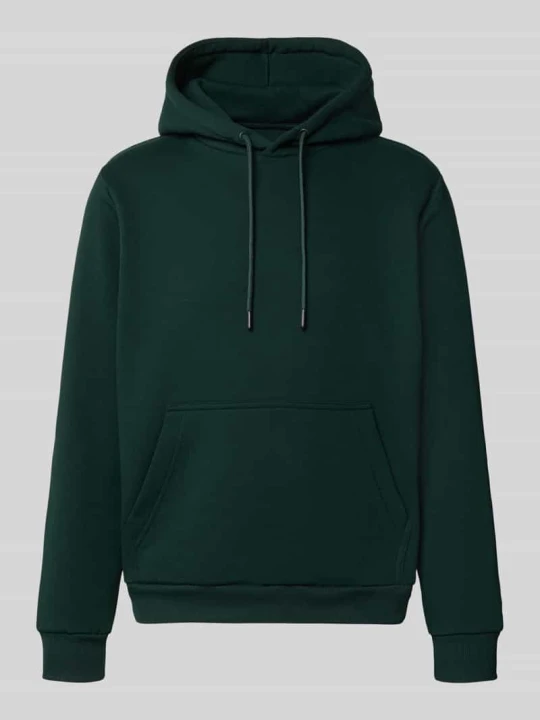 Zdjęcie produktu Bluza z kapturem z kieszenią kangurka model 'BRADLEY' Jack&Jones Ciemnozielony