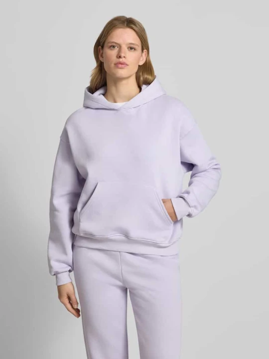 Zdjęcie produktu Bluza z kapturem z kieszenią kangurka model 'Iconic' Gina Tricot Jasnofioletowy