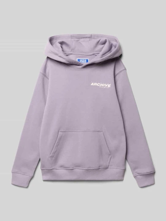 Zdjęcie produktu Bluza z kapturem z Mieszanka bawełny Model 'COMINERAL' Jack&Jones Jasnośliwkowy