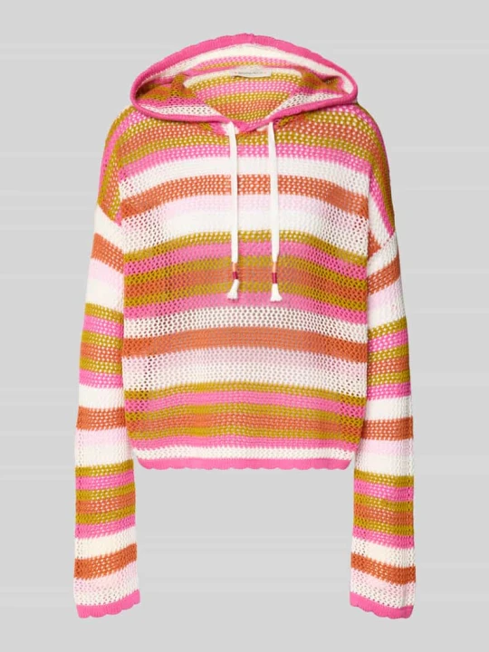 Zdjęcie produktu Bluza z kapturem z tunelem model 'GUI WILDERNESS' Banana Moon Mocnoróżowy