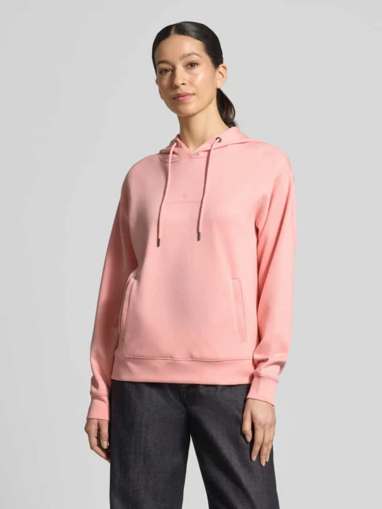 Zdjęcie produktu Bluza z kapturem z tunelem model 'IMA' MSCH Copenhagen Łososiowy