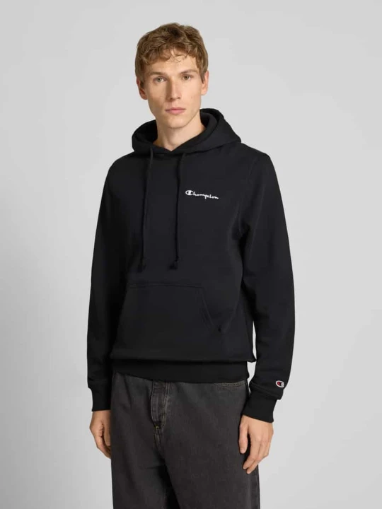 Zdjęcie produktu Bluza z kapturem z wyhaftowanym logo Champion Czarny