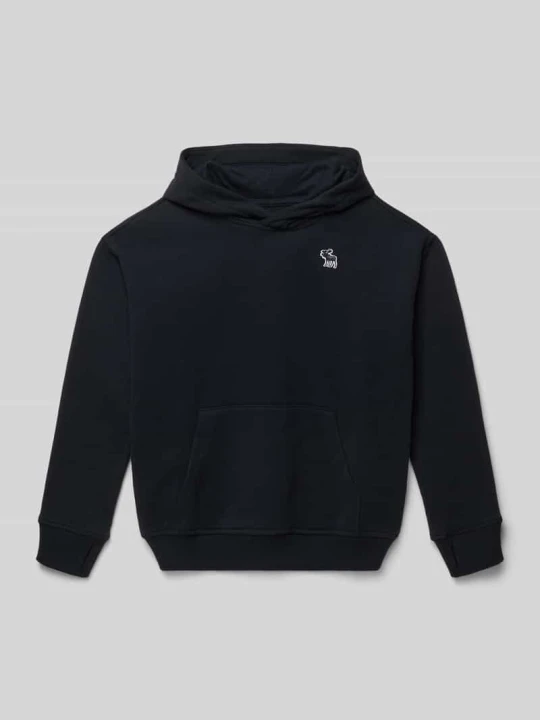 Zdjęcie produktu Bluza z kapturem z wyhaftowanym logo i kieszenią kangurka Abercrombie & Fitch Czarny
