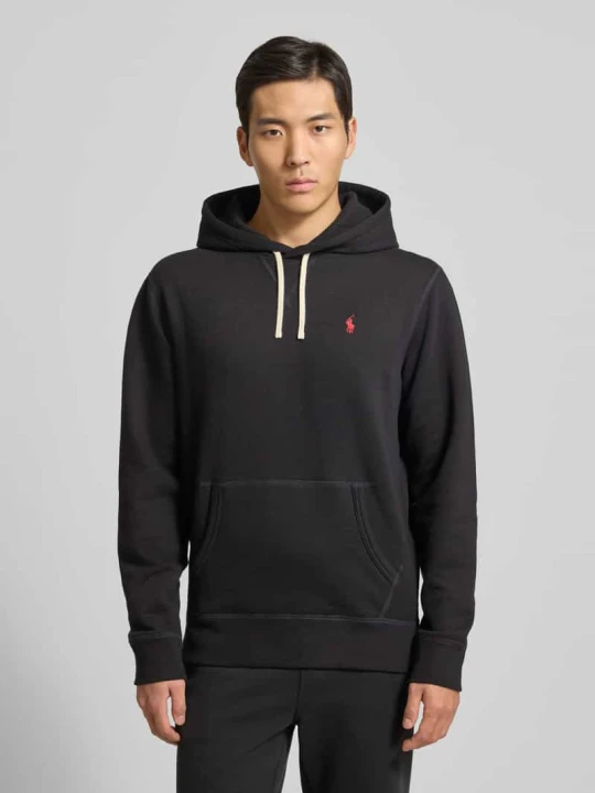 Zdjęcie produktu Bluza z kapturem z wyhaftowanym logo Polo Ralph Lauren Czarny