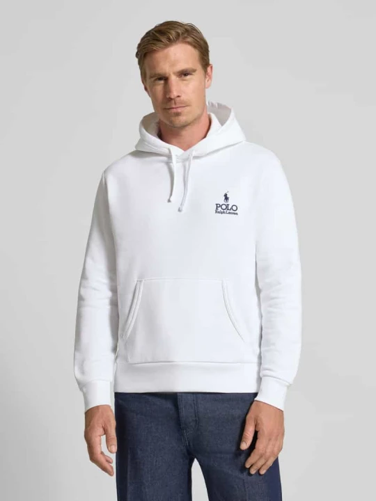 Zdjęcie produktu Bluza z kapturem z wyhaftowanym logo Polo Ralph Lauren Biały