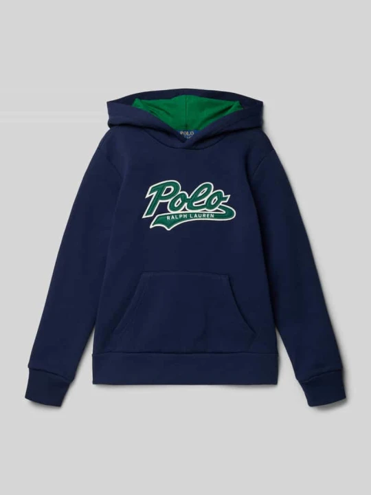Zdjęcie produktu Bluza z kapturem z wyhaftowanym logo Polo Ralph Lauren Granatowy