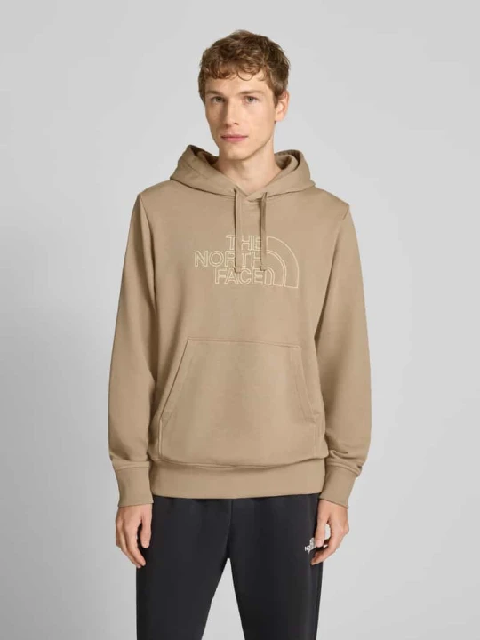 Zdjęcie produktu Bluza z kapturem z wyhaftowanym logo The North Face Beżowy