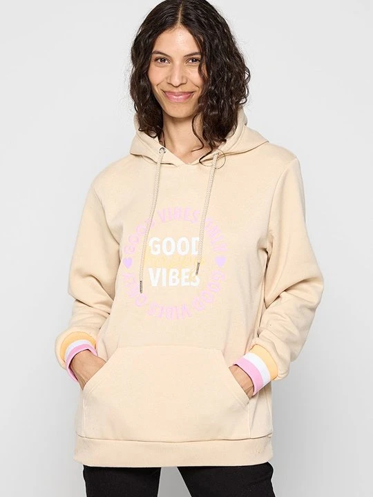 Zdjęcie produktu Bluza z kapturem Zwillingsherz beżowy