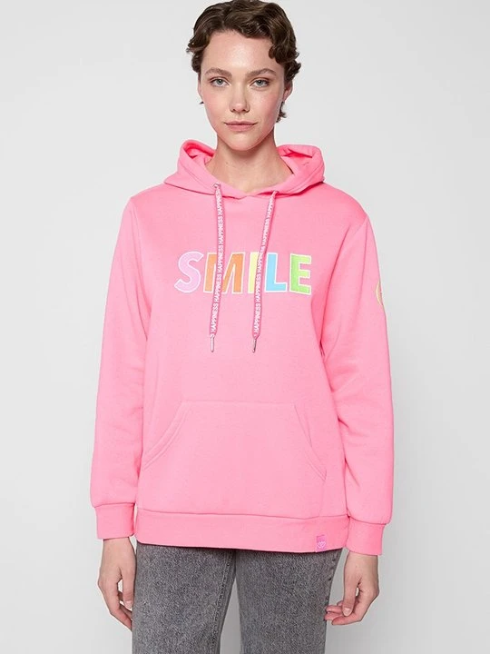 Zdjęcie produktu Bluza z kapturem Zwillingsherz jasnoróżowy