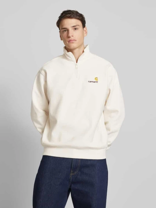 Zdjęcie produktu Bluza z kołnierzem model ‘AMERICAN SCRIPT’ Carhartt WIP Beżowy