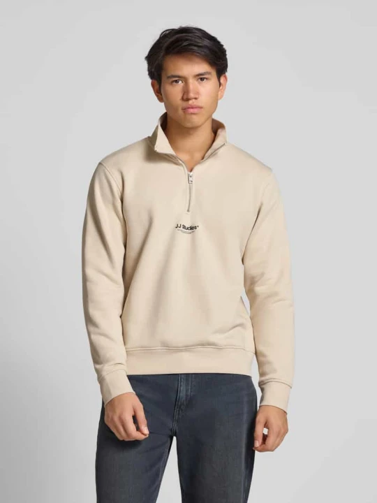 Zdjęcie produktu Bluza z kołnierzem model ‘SOHO’ Jack&Jones Beżowy