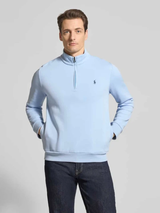 Zdjęcie produktu Troyer o kroju regular fit z mieszanki bawełny Polo Ralph Lauren Błękitny