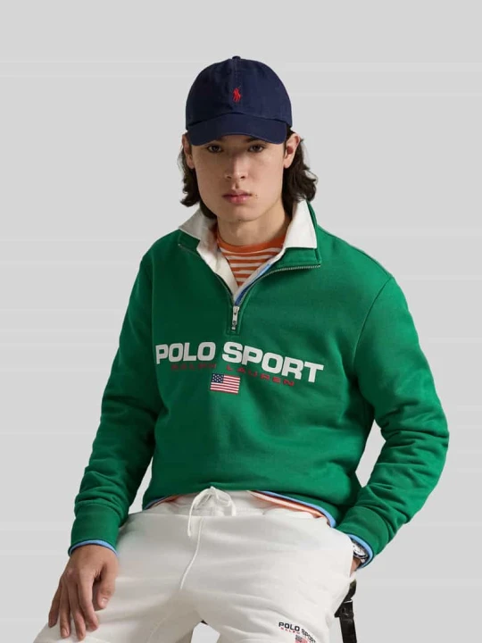 Zdjęcie produktu Troyer o kroju relaxed fit z Mieszanka bawełny Polo Ralph Lauren Zielony