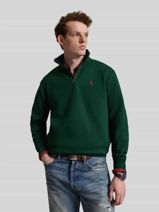 Zdjęcie produktu Bluza z kołnierzem zapinanym Polo Ralph Lauren Ciemnozielony