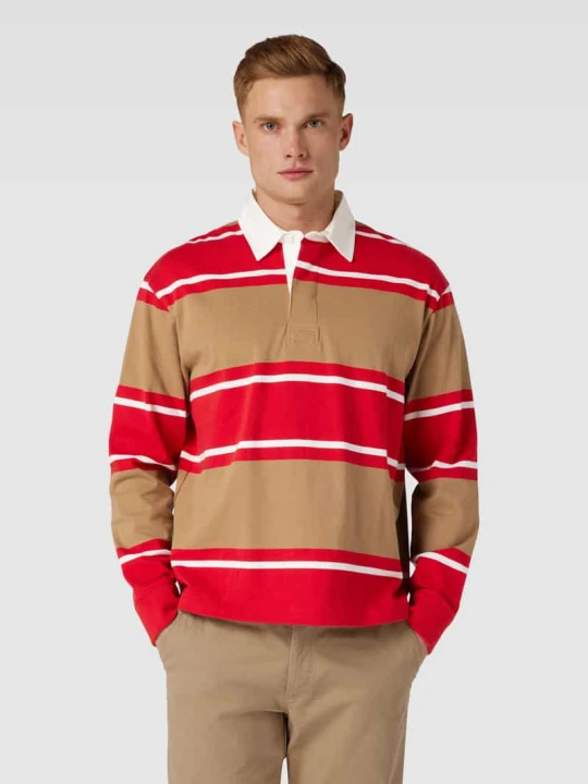 Zdjęcie produktu Bluza z kołnierzykiem polo Gant Beżowy