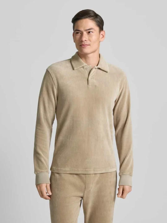 Zdjęcie produktu Bluza z kołnierzykiem polo MCNEAL Ziemisty brązowy