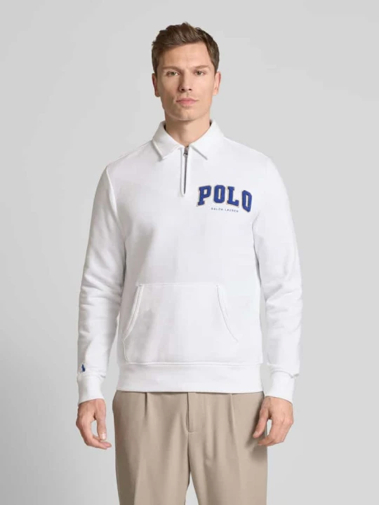 Zdjęcie produktu Bluza z kołnierzykiem polo Polo Ralph Lauren Biały