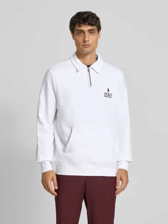 Zdjęcie produktu Bluza z kołnierzykiem polo Polo Ralph Lauren Biały