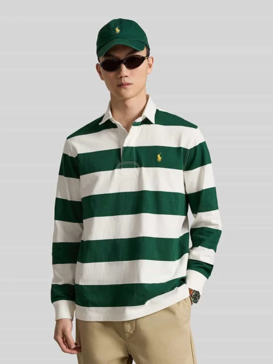 Zdjęcie produktu Bluza z kołnierzykiem w kontrastowym kolorze Polo Ralph Lauren