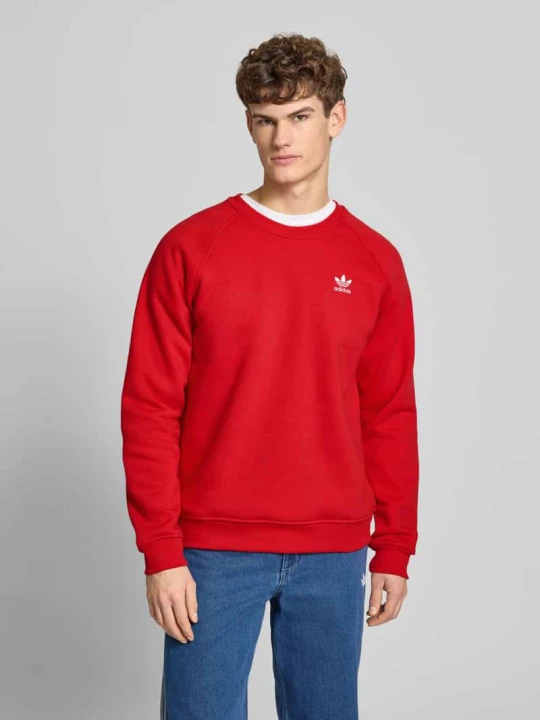 Zdjęcie produktu Bluza z logo i okrągłym dekoltem adidas Originals Czerwony