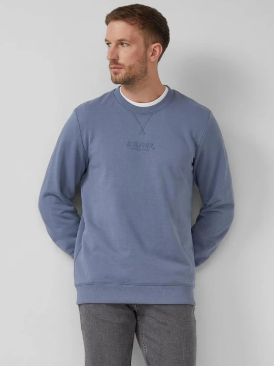 Zdjęcie produktu Bluza z logo s.Oliver niebieski