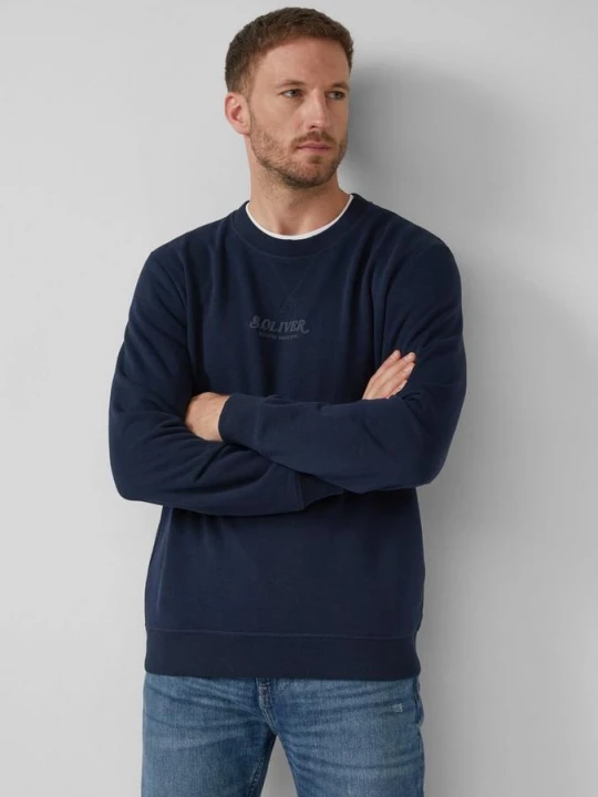 Zdjęcie produktu Bluza z logo s.Oliver niebieski