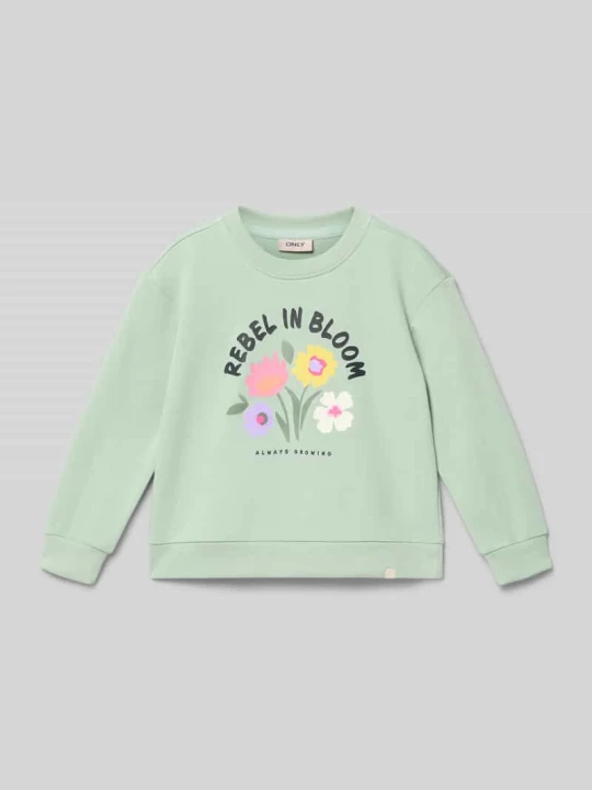 Zdjęcie produktu Bluza z mieszanki bawełny o kroju regular fit model 'GRUTHALINA' Only Miętowy