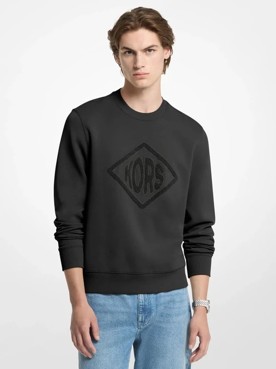 Zdjęcie produktu Bluza z mieszanki bawełny z logo Michael Kors CZARNY (Czarny)