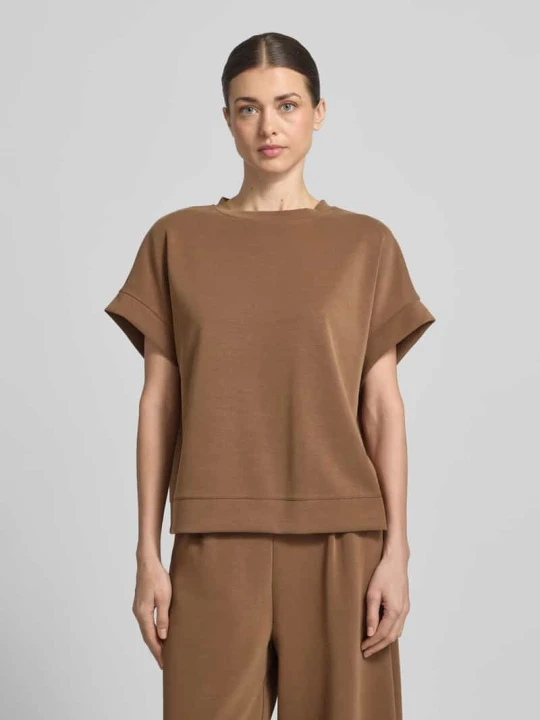 Zdjęcie produktu Bluza z mieszanki modalu z okrągłym dekoltem Rich & Royal Koniakowy