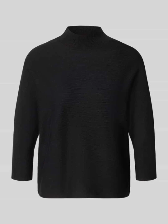 Zdjęcie produktu Bluza z mieszanki wiskozy o kroju regular fit comma Czarny