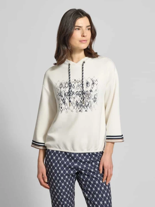 Zdjęcie produktu Bluza z mieszanki wiskozy z rękawem o dł. 3 / 4 Betty Barclay Złamany biały