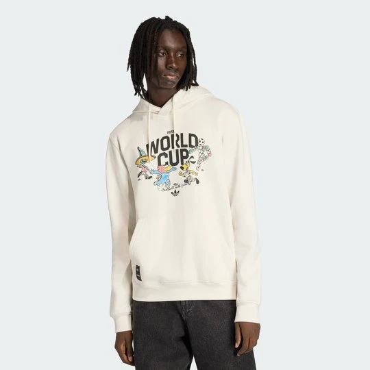 Zdjęcie produktu Bluza z motywem maskotki FIFA World Cup 26™ Adidas Cloud White