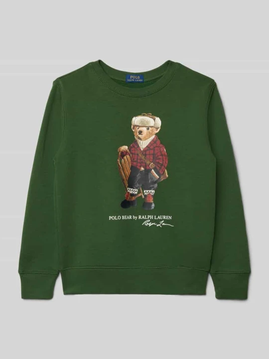 Zdjęcie produktu Bluza z motywem Polo Ralph Lauren Zielony