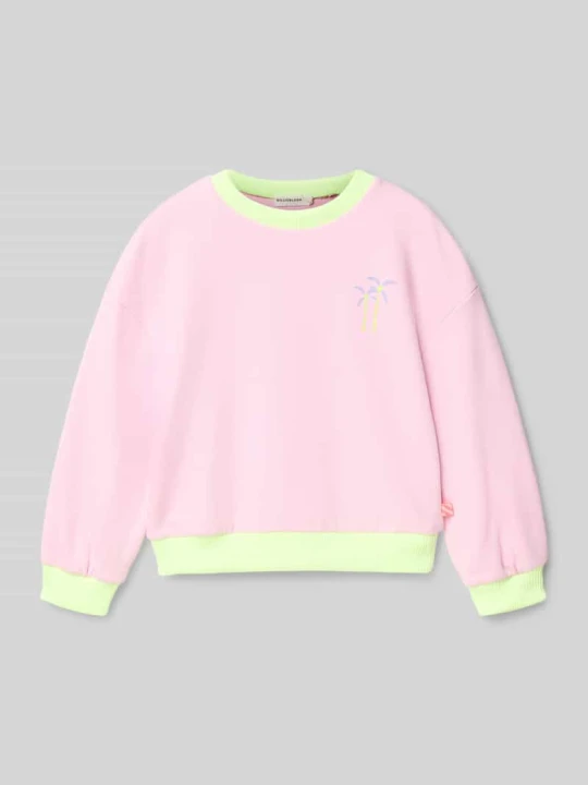 Zdjęcie produktu Bluza z nadrukiem grafiki i hasła na tylnej stronie Billieblush Jasnofioletowy
