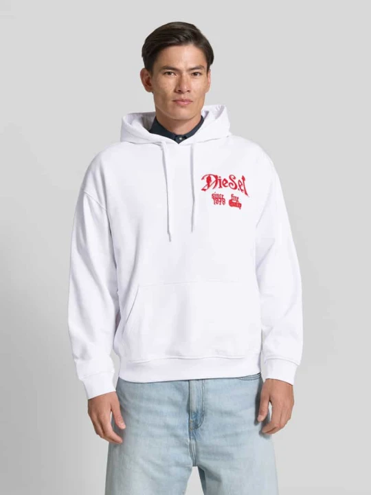 Zdjęcie produktu bluza z nadrukiem z logo Diesel Biały