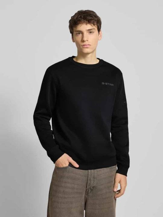 Zdjęcie produktu Bluza z nadrukiem z logo G-Star Raw Czarny