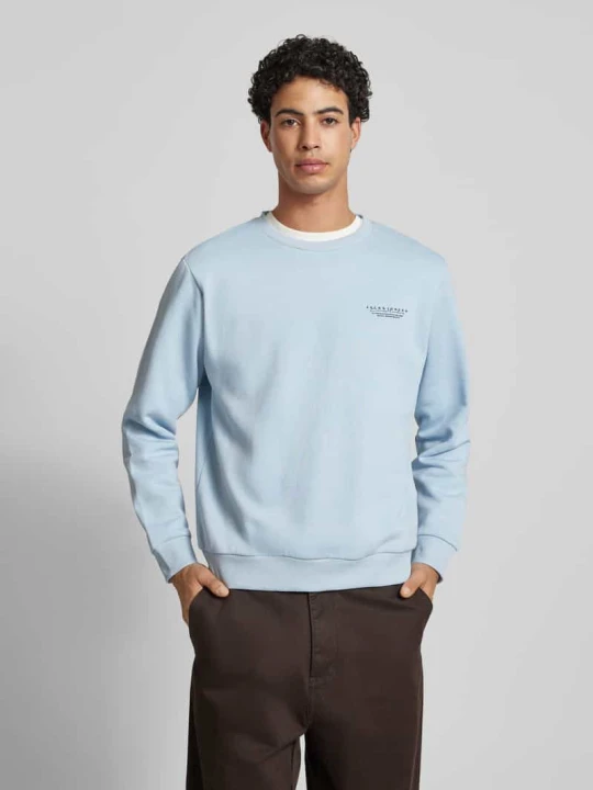 Zdjęcie produktu Bluza z nadrukiem z logo Jack&Jones Jasnoniebieski