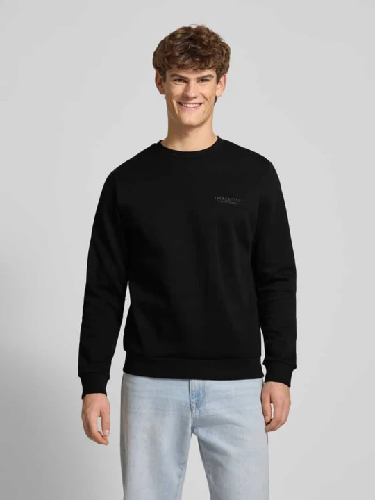 Zdjęcie produktu Bluza z nadrukiem z logo Jack&Jones Czarny